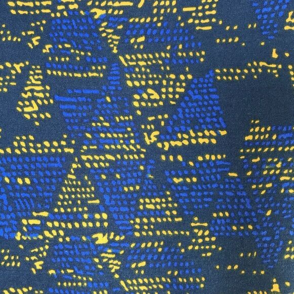 LuLaRoe Nicole Womens Size 2XL Fit & Flare Dress Triangle Geometric Modest Work - Picture 11 of 11